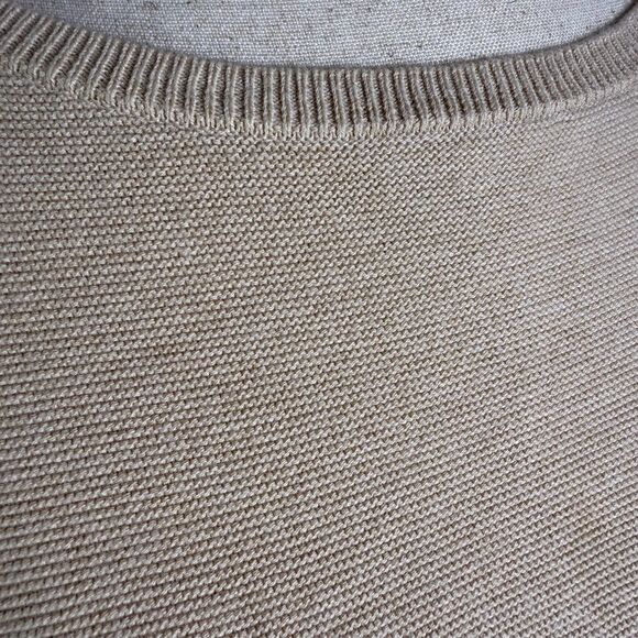 Quince Women's Dolman Sleeve Cream Sweater Organic Cotton & Cashmere Size Small - Picture 8 of 11